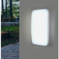 Applique LED Murale 20W Rectangulaire IP65 (Pack de 10)