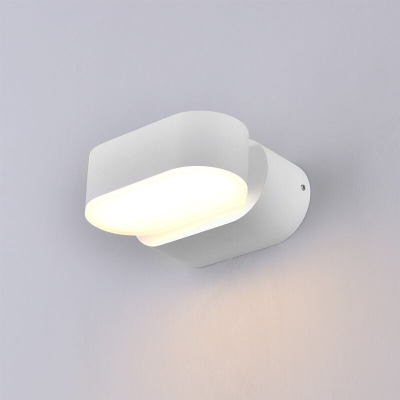 Applique led murale 6W étanche IP54 Blanc - Blanc Chaud 3000K
