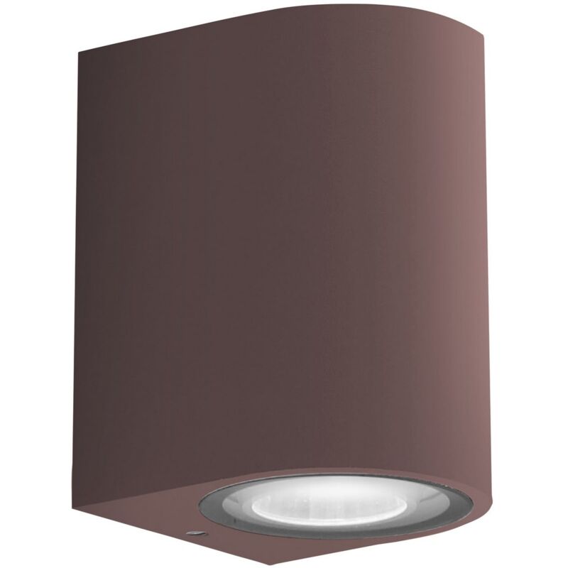 Applique led murale mod. Cordova 1 couleur corten