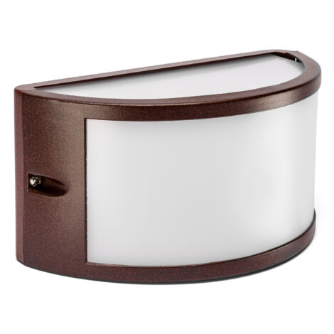 Applique LED murale mod. Segovia couleur corten