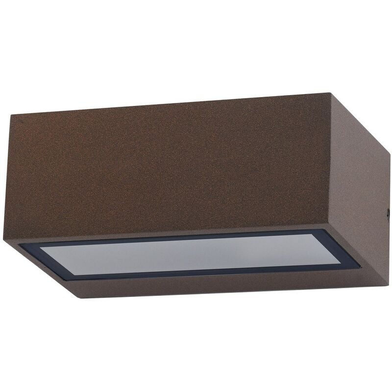 Applique led murale mod. Valencia couleur corten