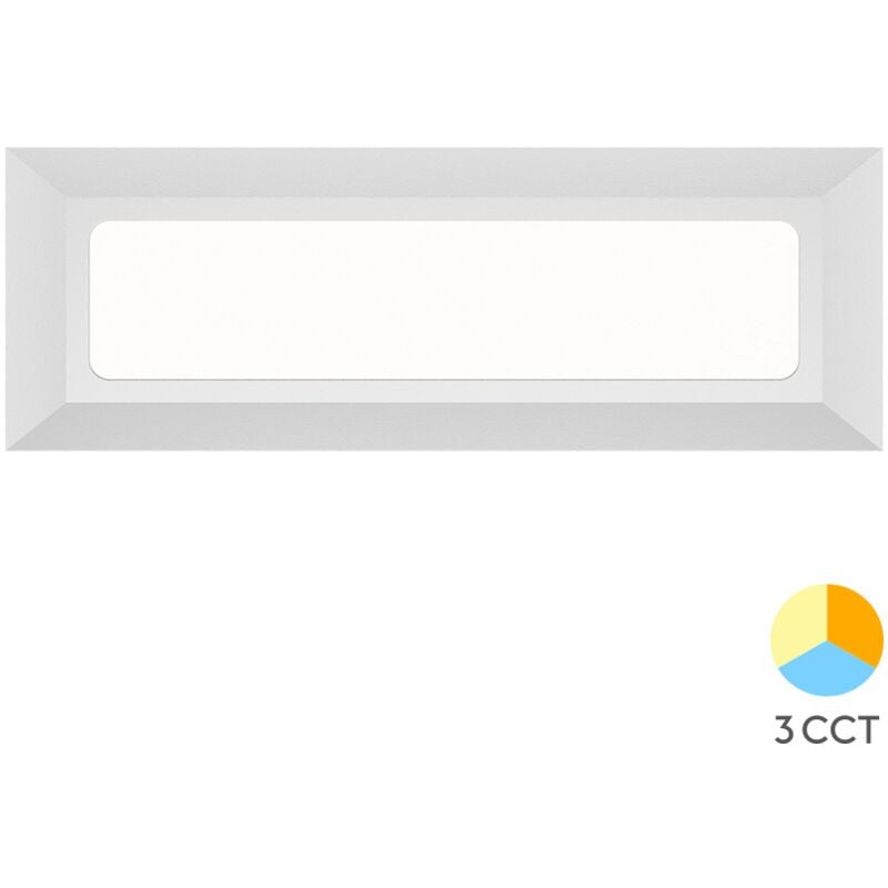 Applique led murale Vekta-B Braytron 3W 180lm 3en1 Blanc IP65