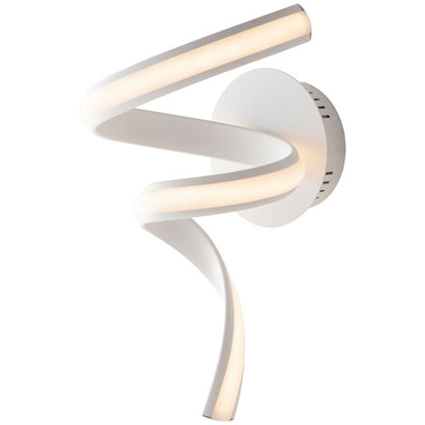 "Applique LED MYSTRAL in alluminio bianco e silicone 15W 4000K (Luce naturale)"