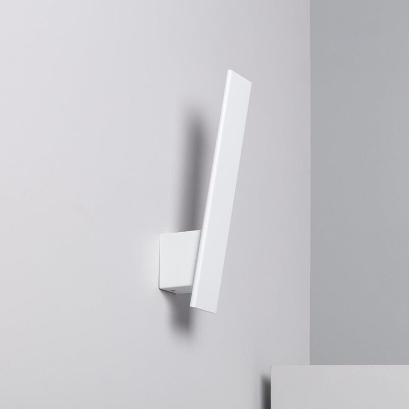 Ledkia - Applique Murale led Aluminium Naya 9W Blanche 3000K Blanc chaud