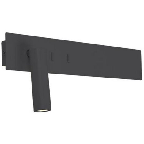 APPLIQUE LED NERO DA LETTURA ANTIRIFLESSO