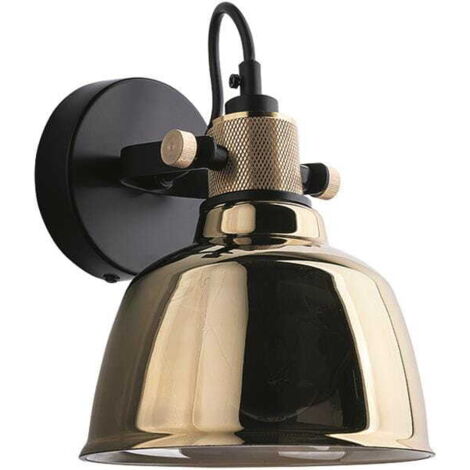Applique LED Nowodvorski AMALFI oro/nero vetro E27 9155