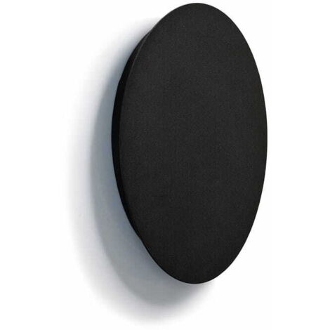 Applique LED Nowodvorski Ring nera acciaio 7W 3000K 15cm