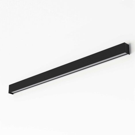 Applique LED Nowodvorski Straight 7595 nera acciaio 122cm