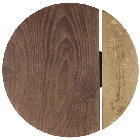 Applique LED Nowodvorski SUN 7651 15W legno scuro nero