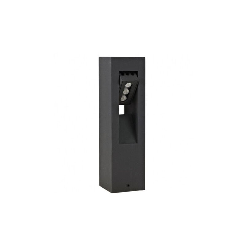 Applique murale led 3W 280x76x76mm anthracite tête orientable lumiere chaud 3000K 300lm 230V exterieure IP44 filo arlux