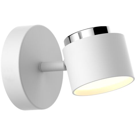 Applique LED orientable blanche 4,2W 3000K Kubik Polux