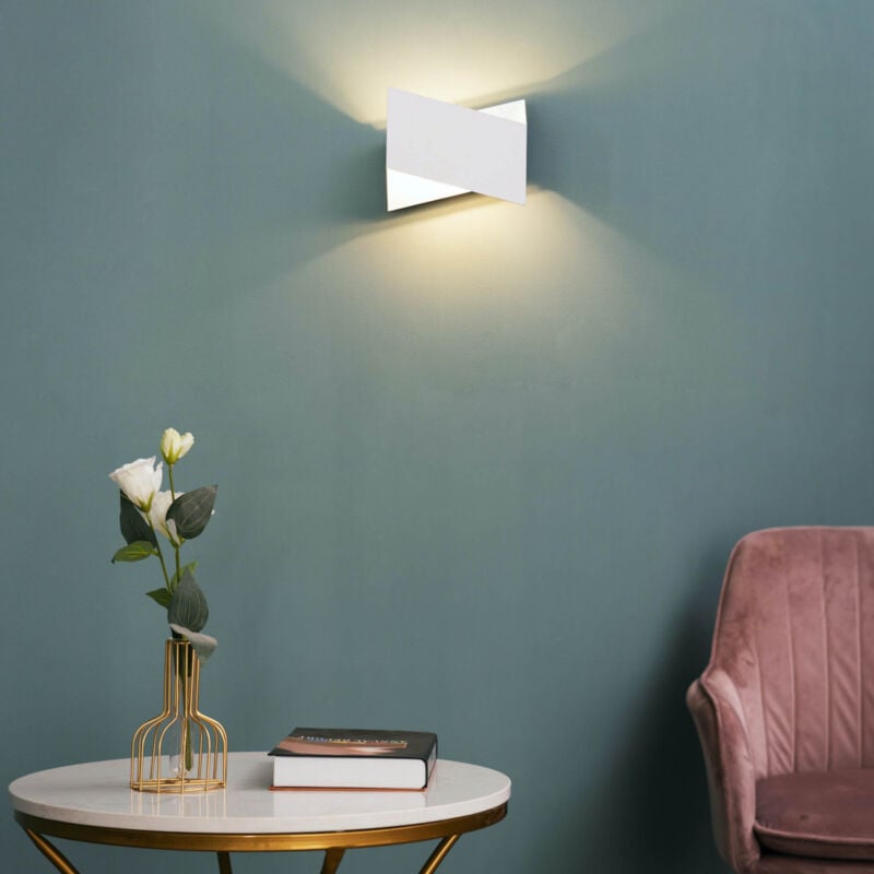 Kosilum - Applique origami blanc et intérieur argenté - Mykos