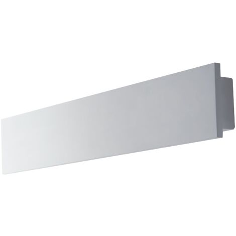 "Applique LED ORTISEI in gesso bianco verniciabile 18W 4000K 60 cm."