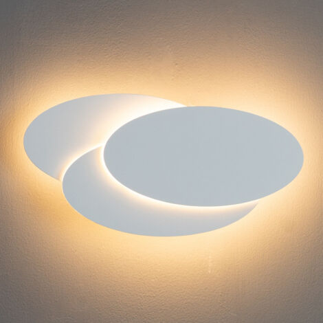 Applique LED ovale blanche - Triple Lunar