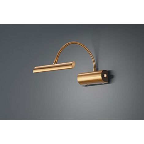 Applique Led Parete Interno con Flessibile Metallo Anticato Curtis GD Trio