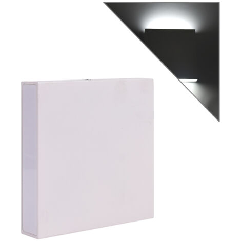 APPLIQUE LED QUADRATA SLIM 12W BI-EMISSIONE LUMINOSA 6500K° - ILLUMINAZIONE SOGGIORNO CAMERA DA LETTO INGRESSO UFFICI E NEGOZI