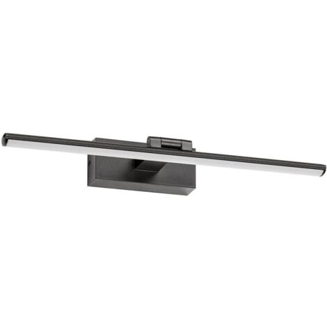 Applique LED quadri/specchio Gaten Rabalux nera 8W 3000K