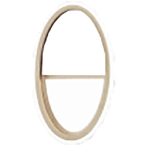 Applique Led RICE 16 cm in metallo e diffusore in acrilico Oro
