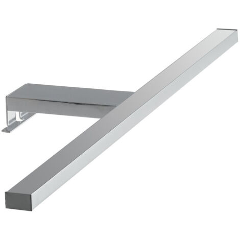 "Applique LED RIVA in alluminio cromato 8W 4000K (Luce naturale)"
