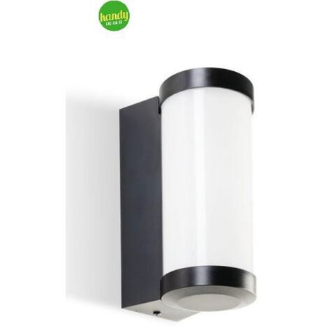 APPLIQUE LED 'ROLLO' 3+3 W 425 lumen / 4000K - nero