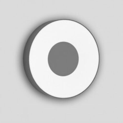 Applique LED Ronde Gris - Eclairage Moderne
