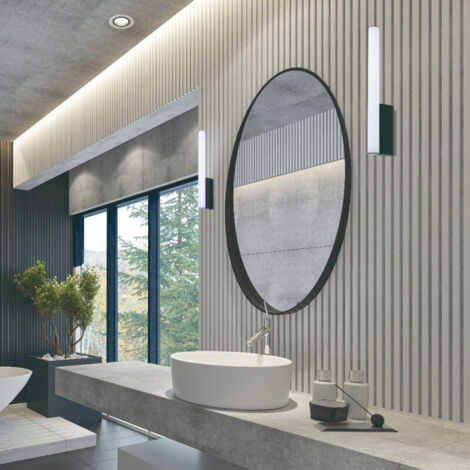 Applique led Salle de Bain noir ANTIGA