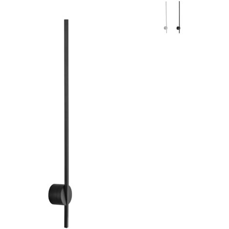 "Applique LED SHANGHAI in alluminio nero 9W 4000K (Luce naturale)"