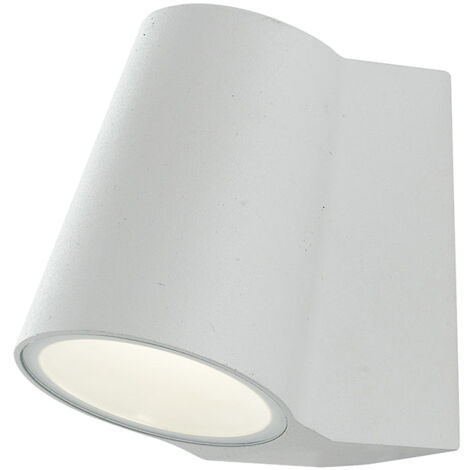 "Applique LED SINTESI in alluminio bianco 6W 4000K (Luce naturale)"