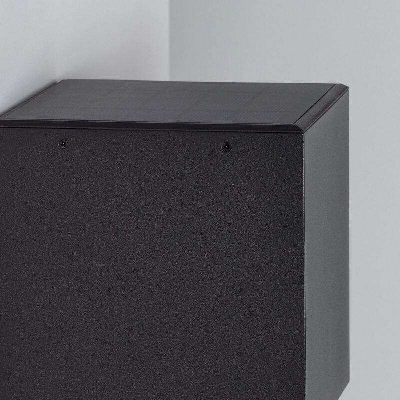 Applique Murale led Extérieure Solaire Rabat avec Détecteur de Mouvement Radar IP65 4000K Blanc neutre