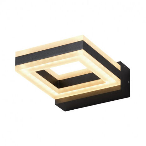 Applique LED SQUARE RING - 12W Miidex Lighting®  blanc-neutre-4000k - anthracite