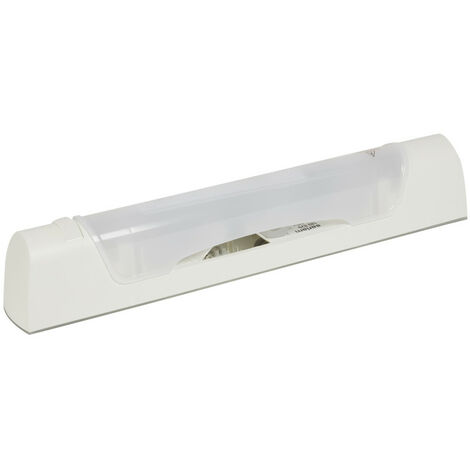Applique LED tube standard S19 - 470mm - Avec interrupteur, Sans prise - Blanc - 189829 - Sarlam