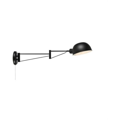 Applique led  vintage metal noir mat culot e27 - markslojd - portland 88839750 88839750 88839750 88839750