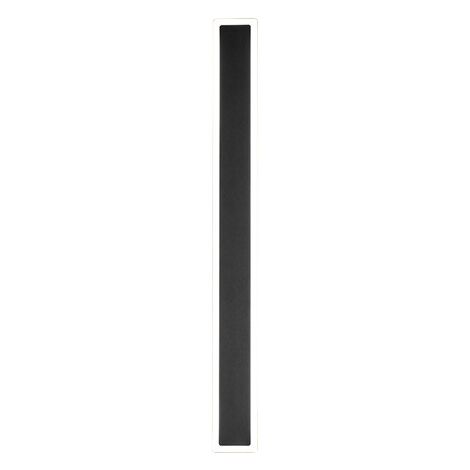 Applique led WALLY en aluminium 17W 3000K Perenz 62,5 cm noire