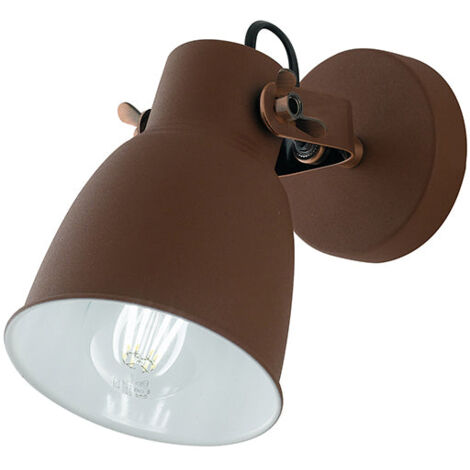 Applique LEGEND in metallo corten con finiture rame