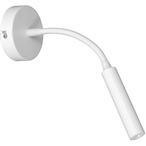Applique lettura 1 luce Arden bianco opaco G9 8W Luminex