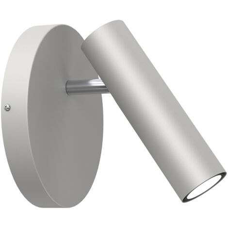 Applique lettura Axion grigio chiaro/cromo GU10 8W Luminex
