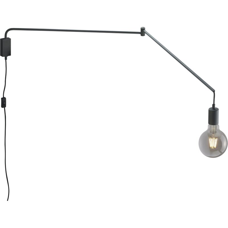 Applique articulee 1xe27 metal noir mat bras pivotant 150 cm Trio line 50215987 50215987