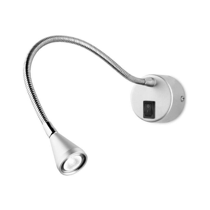 Leds-c4 - Book - Lampe de lecture murale réglable à 1 ampoule led, chrome Leds-c4 - Book - Lampe de lecture murale réglable à 1 ampoule led, chrome