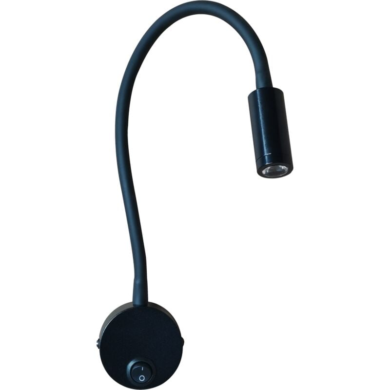 Applique liseuse led Classic Noir 3W 450Lm 4000K