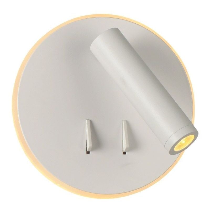 Applique Liseuse led emmy Hotel Blanche 12W Température de Couleur: Blanc chaud 2700K