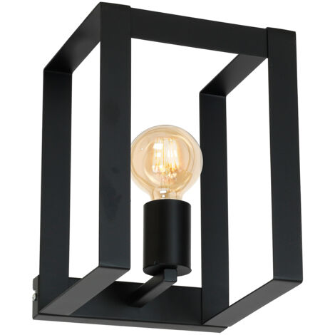 Applique loft geometrica nera Kartel E27 15W Luminex