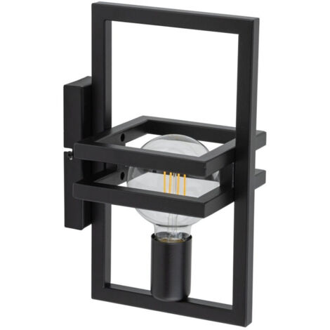 Applique loft industriale nera Merci E27 Sigma Lighting