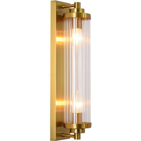Applique Lorenzo oro 2xE14 vetro metallo Light Prestige