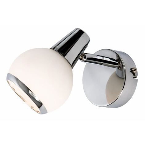 Applique Loris cromata con vetro 1xE14 40W IP20 Reality
