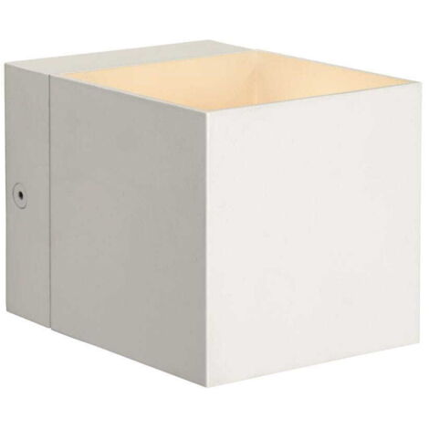 Applique Lucide Devi bianca alluminio G9 40W IP20 monoluce