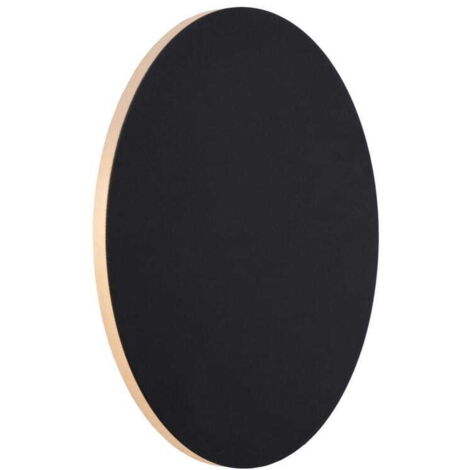 Applique Lucide Eklyps in alluminio nera LED 8W 3000K