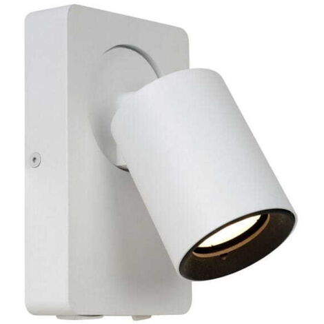 Applique Lucide Nigel GU10 5W 3000K LED bianco/nero