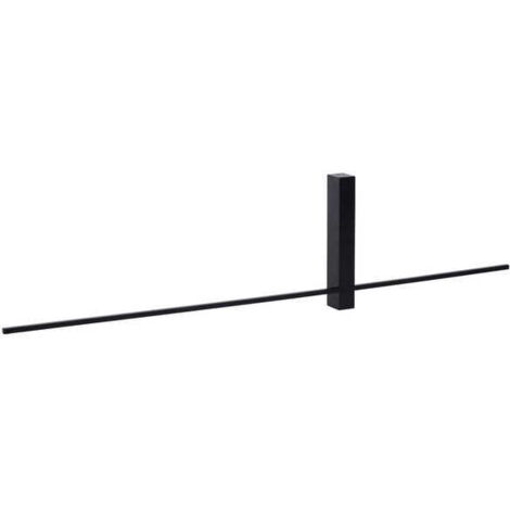 Applique Lucide Segin LED 10W 2700K nera in alluminio