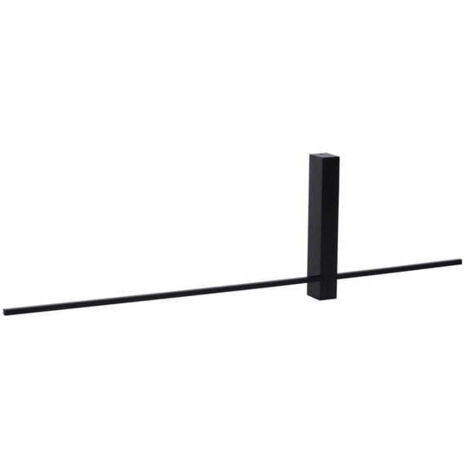 Applique Lucide Segin nera alluminio LED 6W 2700K IP20