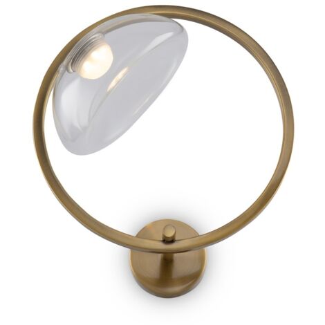 Applique Lunare Maytoni ottone vetro LED 5W 3000K MOD327